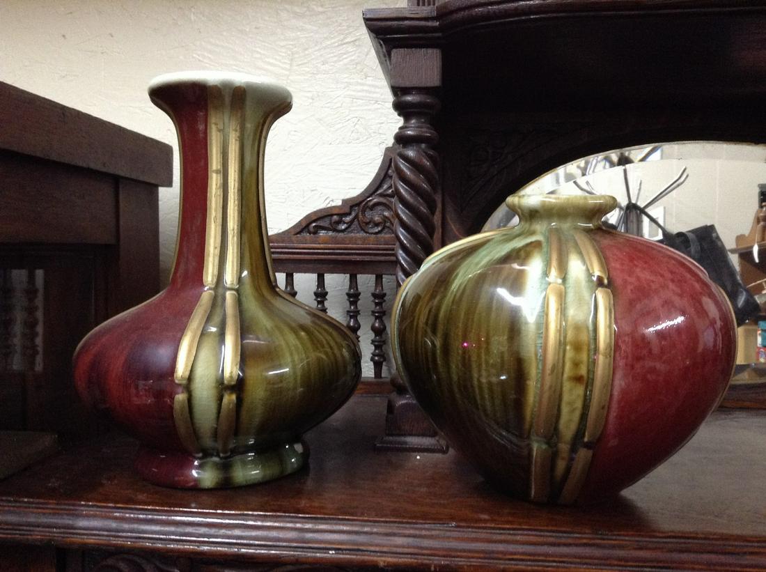 Pair of Decorative Vases tallest 10" (1 of 1)