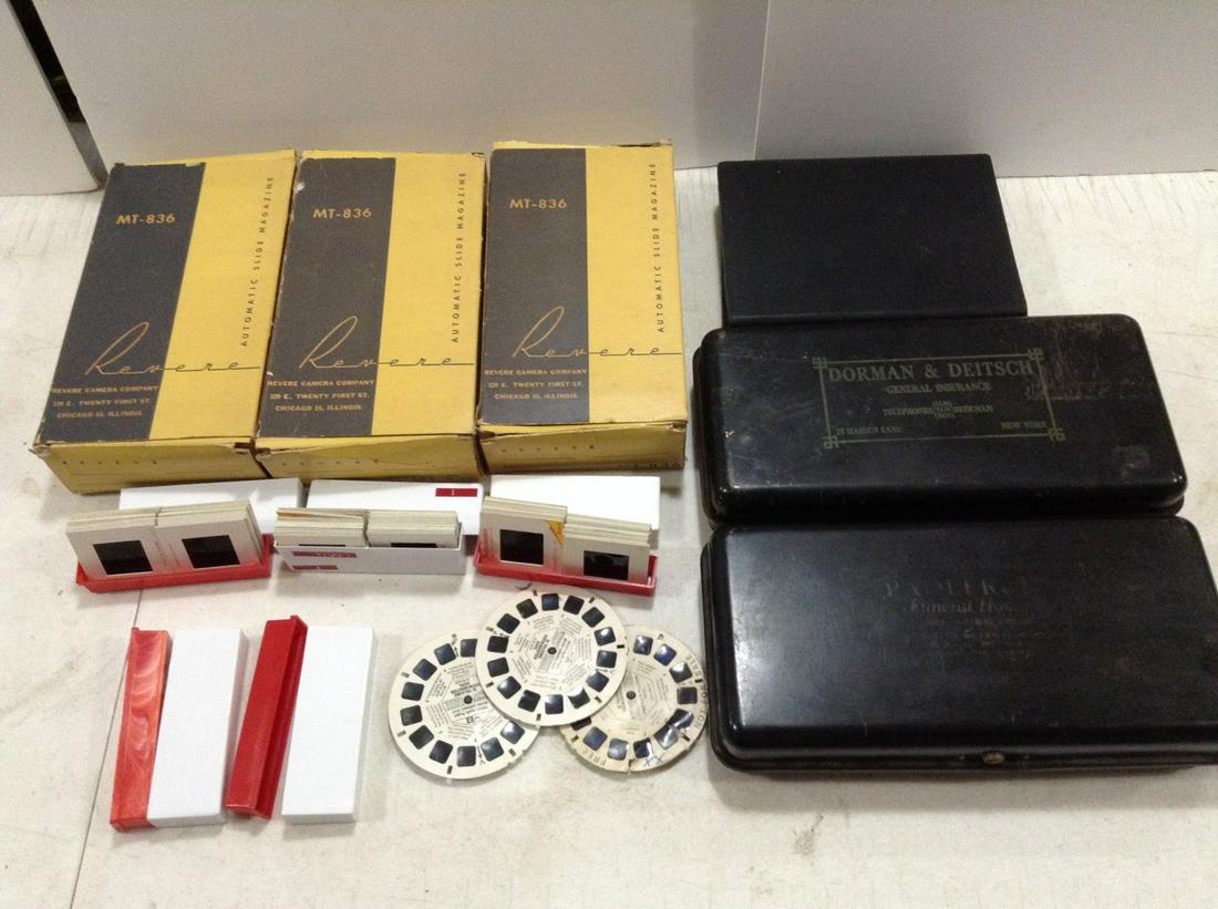 Vintage Revere Automatic Slide Magazines, Slides, Slide Holders and More (1 of 1)
