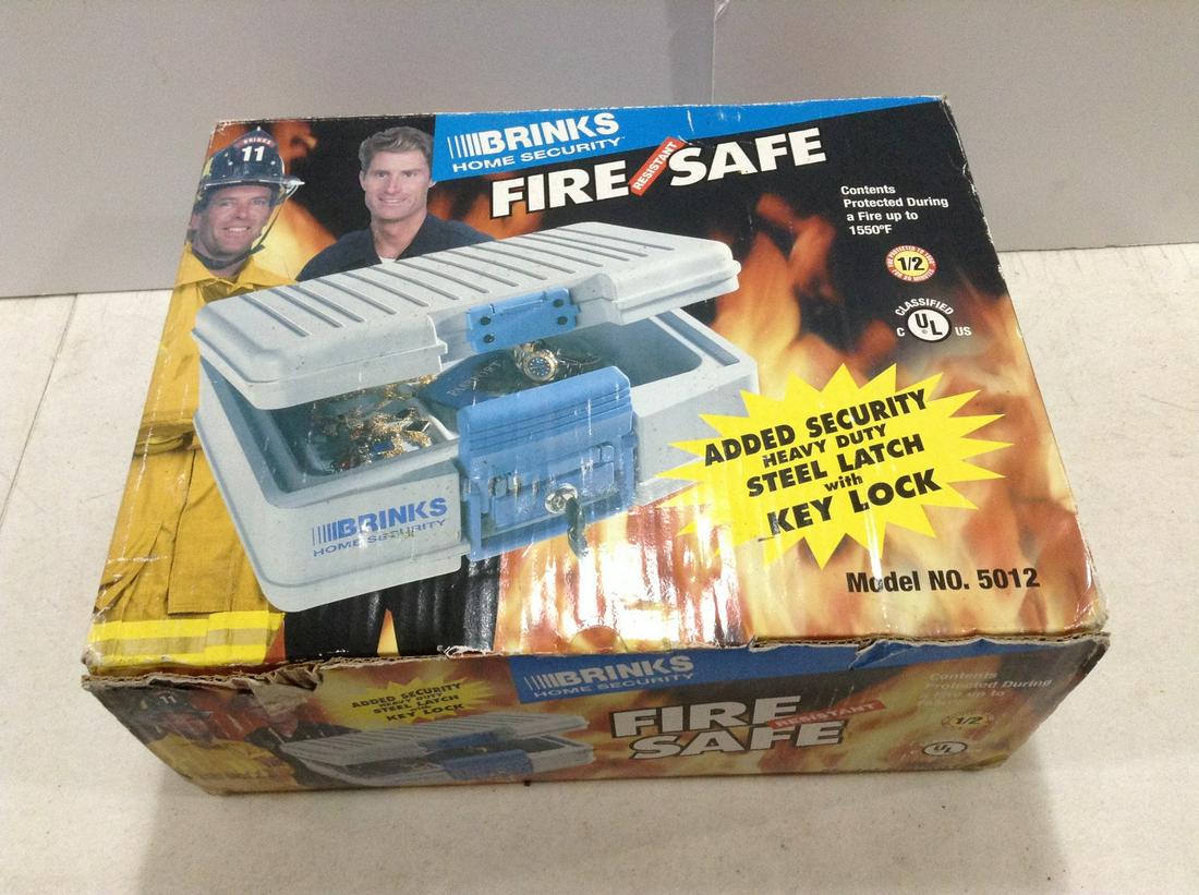 Brinks Fire Safe in box with key (1 of 1)