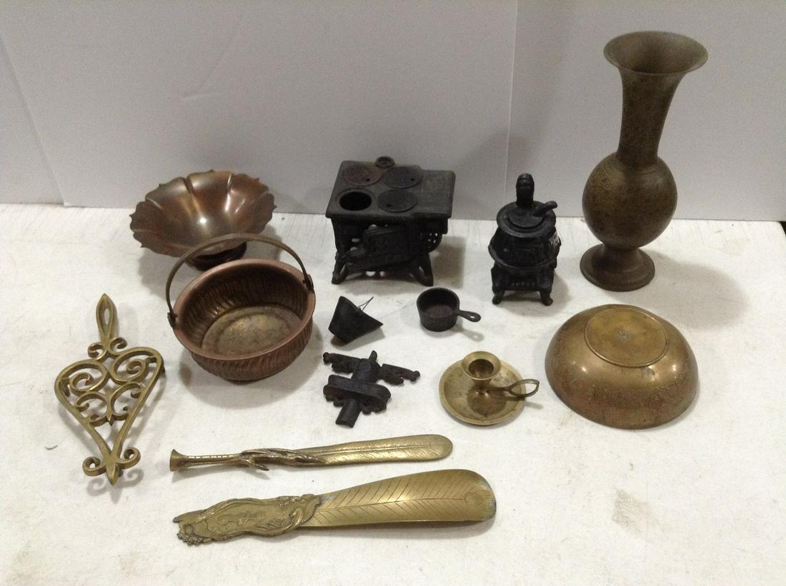 Large lot of Copper Craft, Cast Iron, Brass and more (1 of 1)