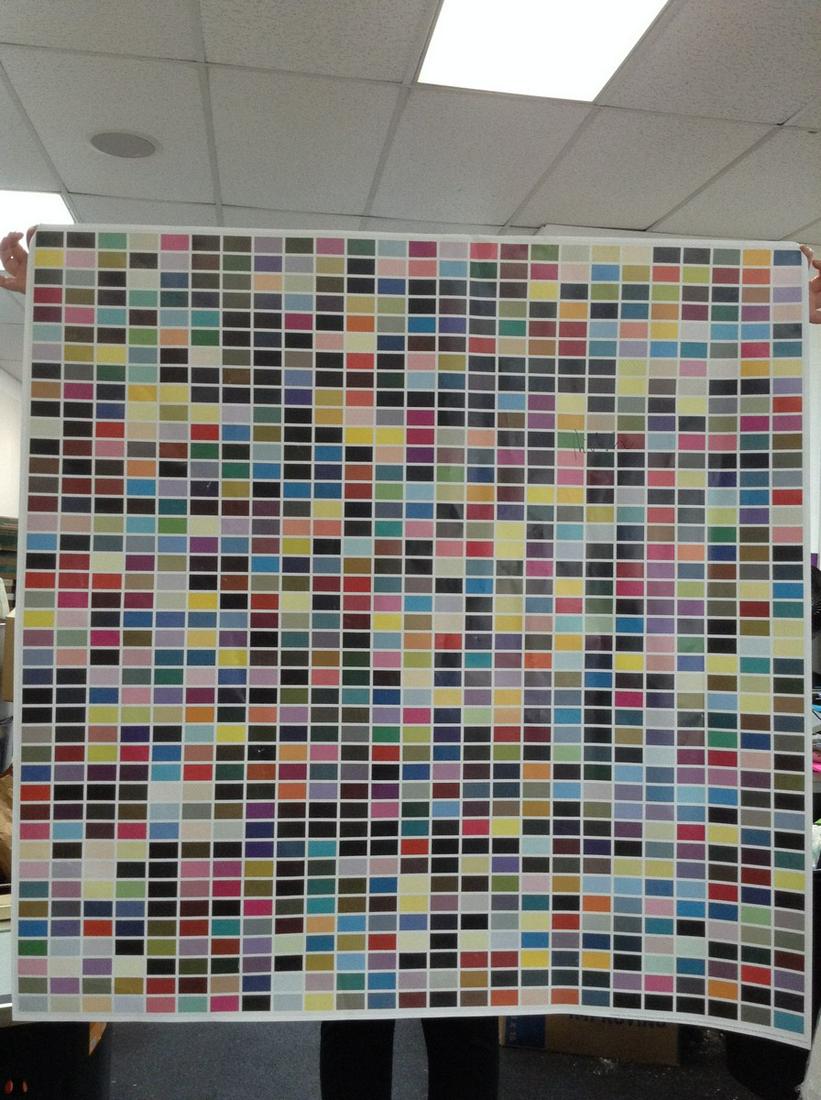 Gerhard Richter Very Large Lithograph Signed 44x44" (1 of 1)