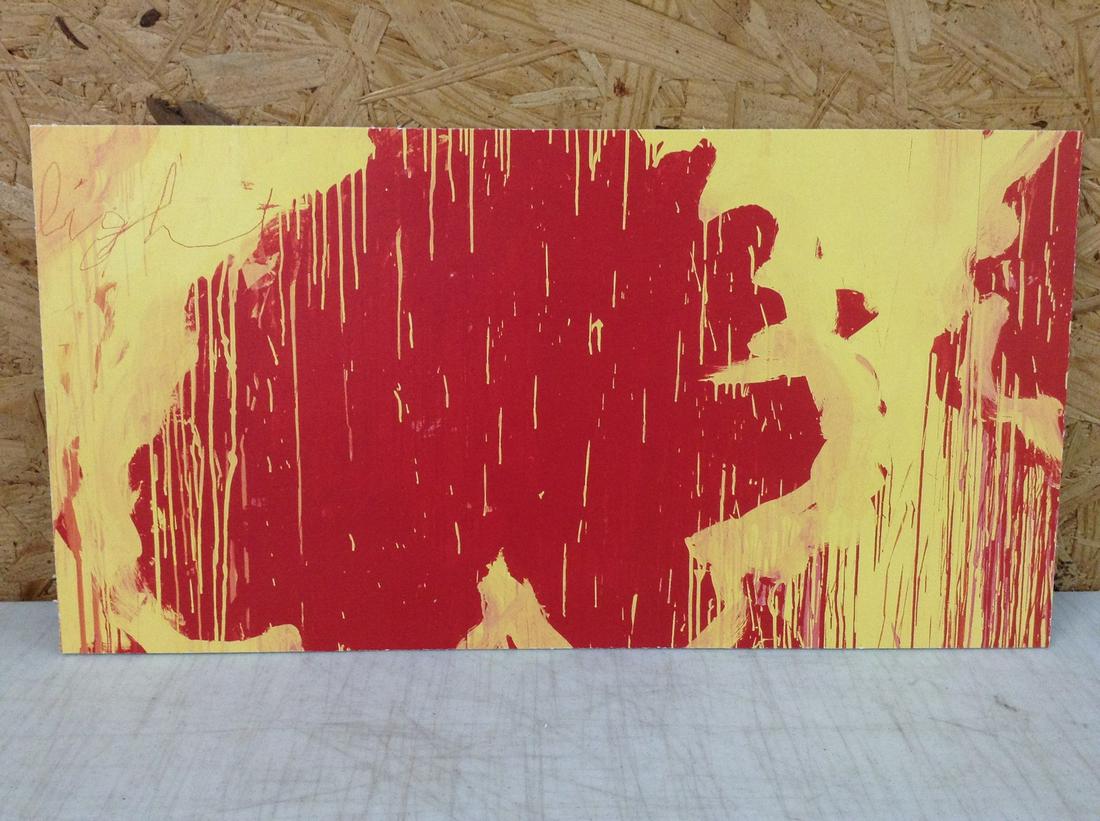 Cy Twombly Print in Colors 16.75x8.75" (1 of 1)