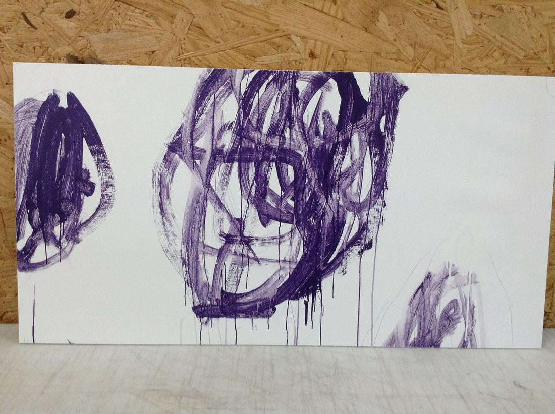 Cy Twombly Print in Colors 16.75x8.75" (1 of 1)