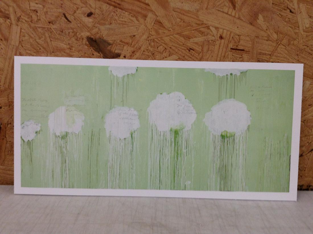 Cy Twombly Print in Colors 16.25x8" (1 of 1)