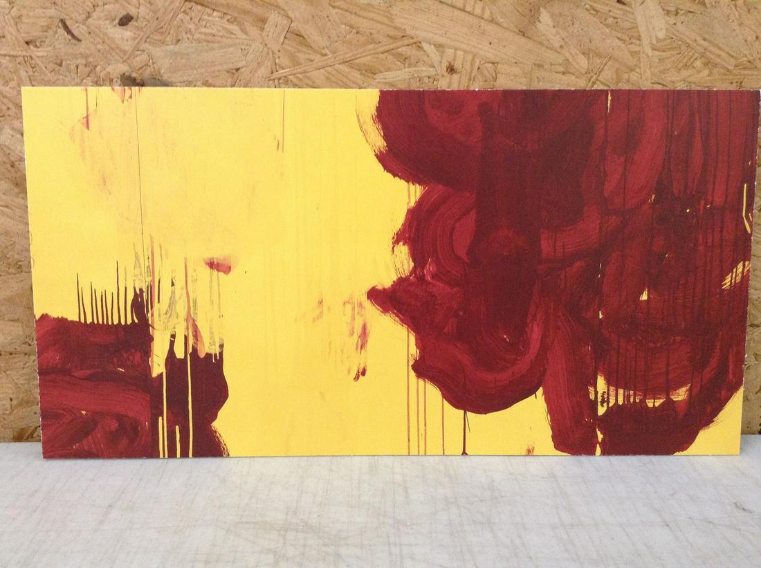 Cy Twombly Print in Colors 16.75x8.75" (1 of 1)