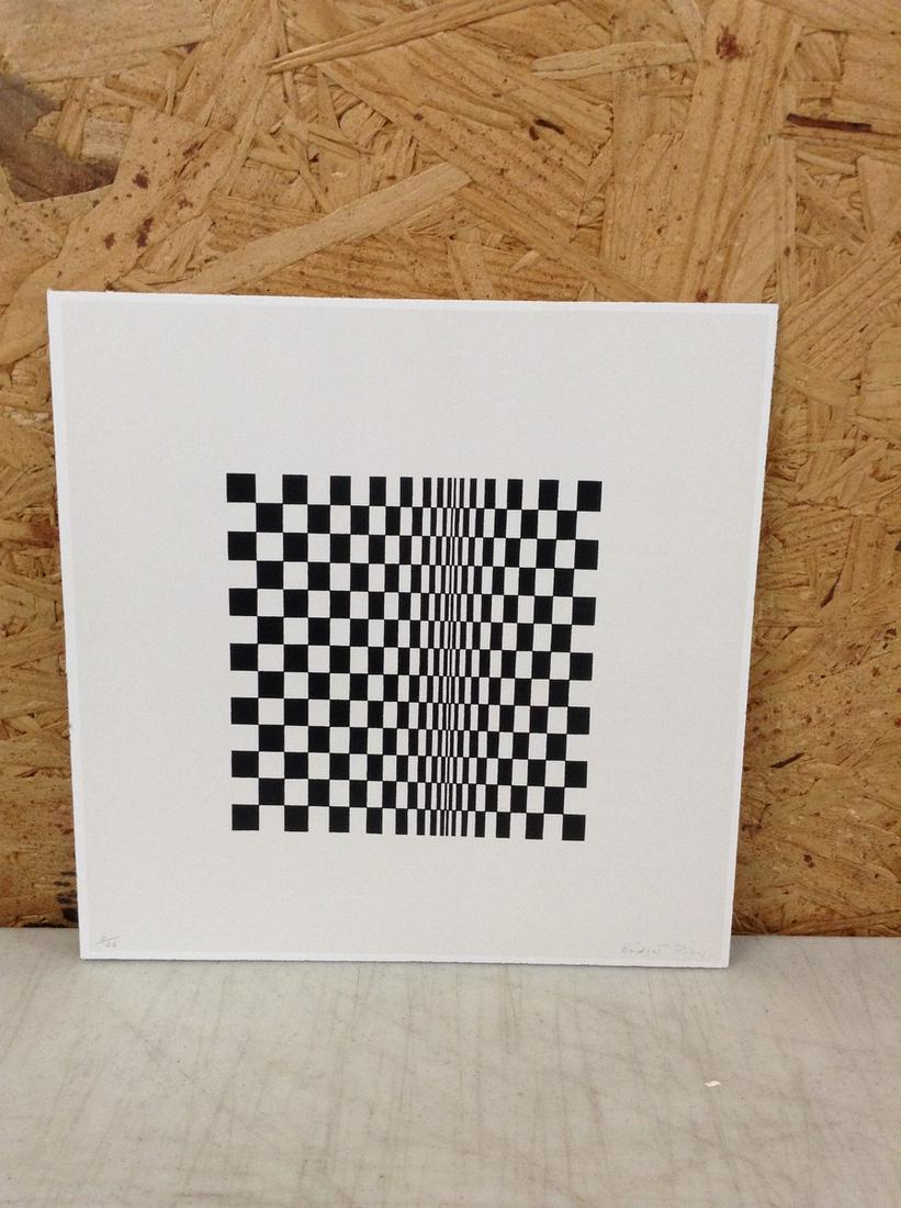 Bridget Riley Print in Colors 7x7" (1 of 1)