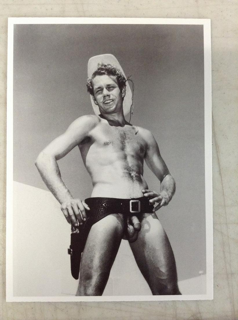 Bob Mizer 1955 Print in Colors 7x5": Bob Mizer 1955 Print in Colors 7x5"