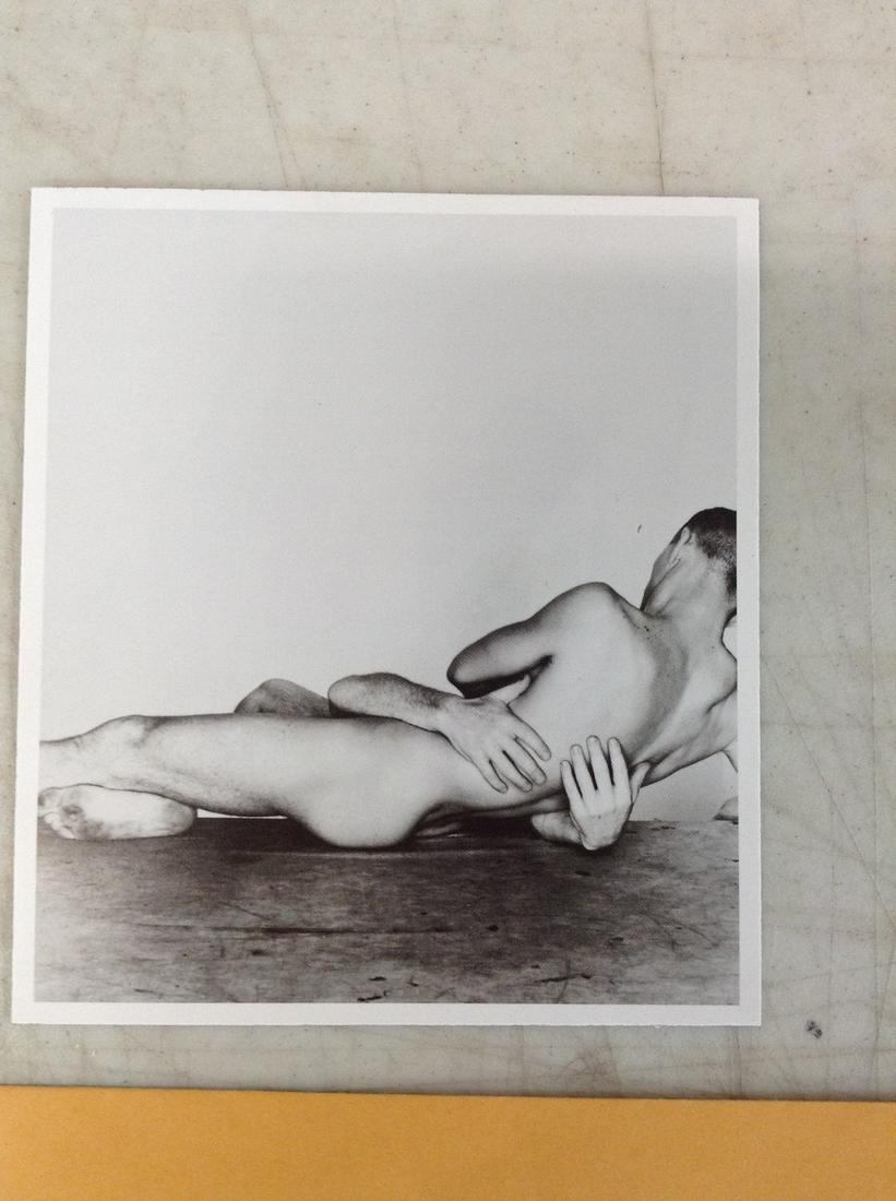 George Platt Lynes , Ernest Henry in the arms of Neel Bate 1953 5.75x5": George Platt Lynes , Ernest Henry in the arms of Neel Bate 1953 5.75x5"