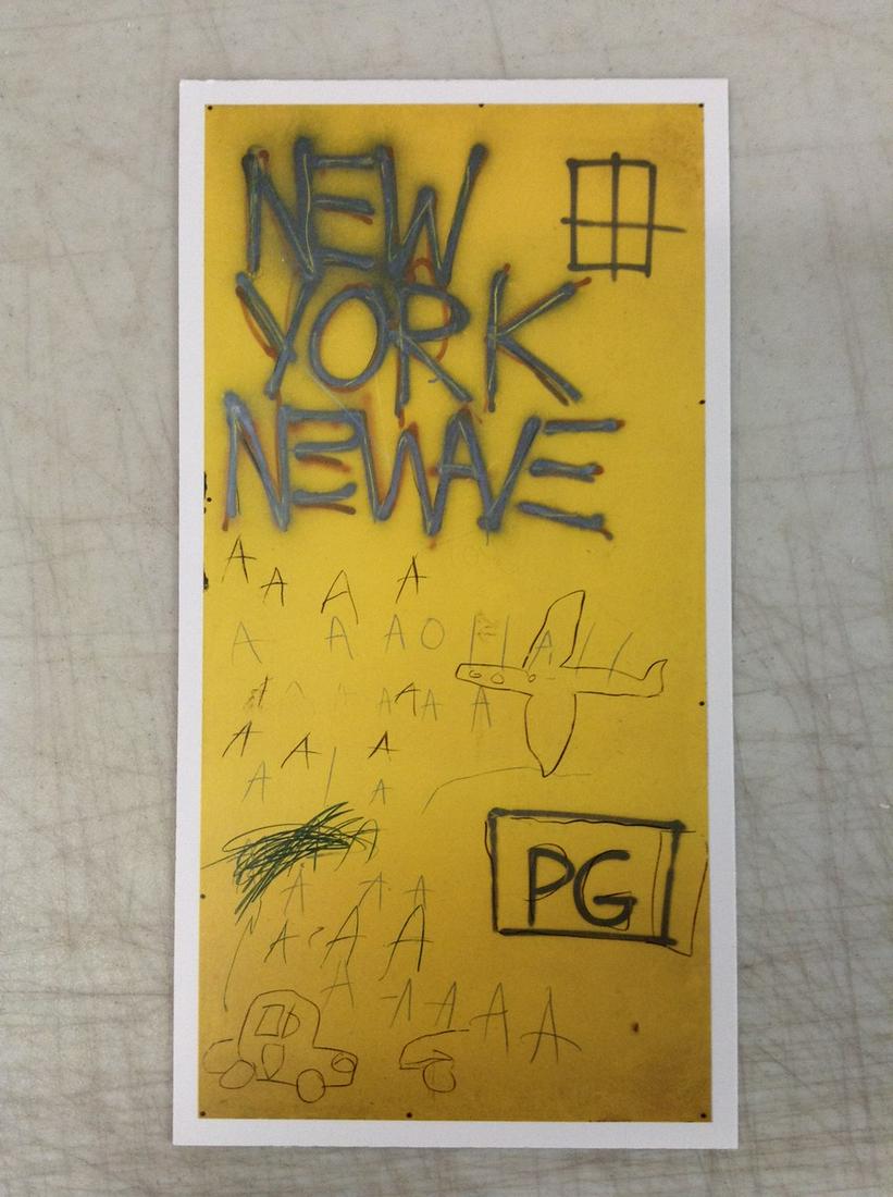 Jean Michel Basquiat Print in Colors 11x5.75" (1 of 1)