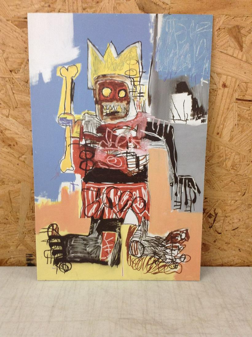 Jean Michel Basquiat Print in Colors 12x7.75" (1 of 1)