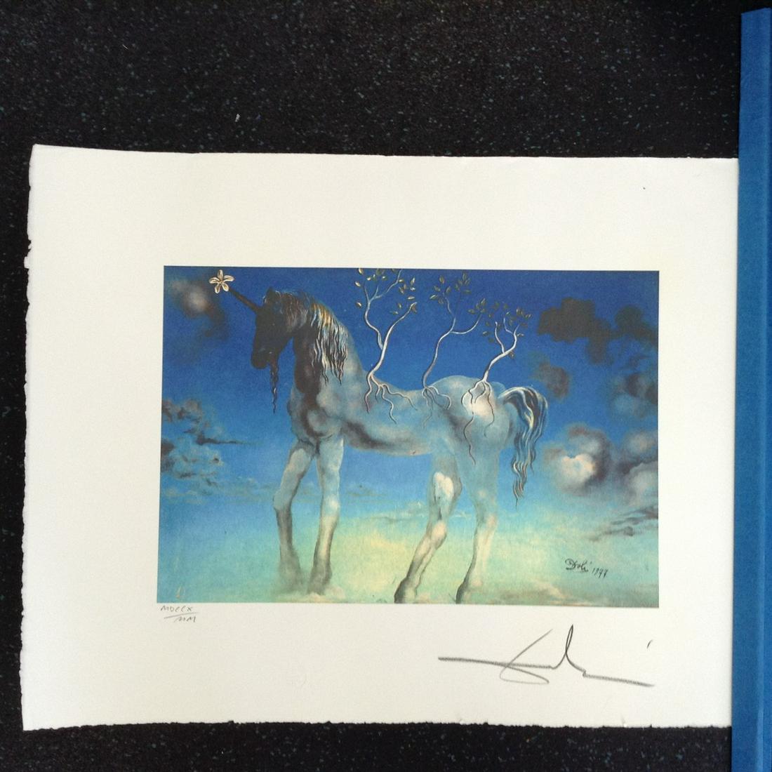 Salvador Dali Signed Litho on wove paper 26x19.25" (1 of 1)