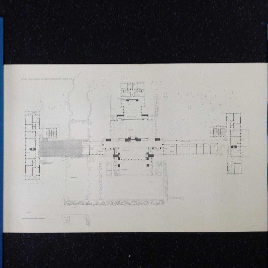 Frank Lloyd Wright Lithograph 25.75x15.75" (1 of 1)