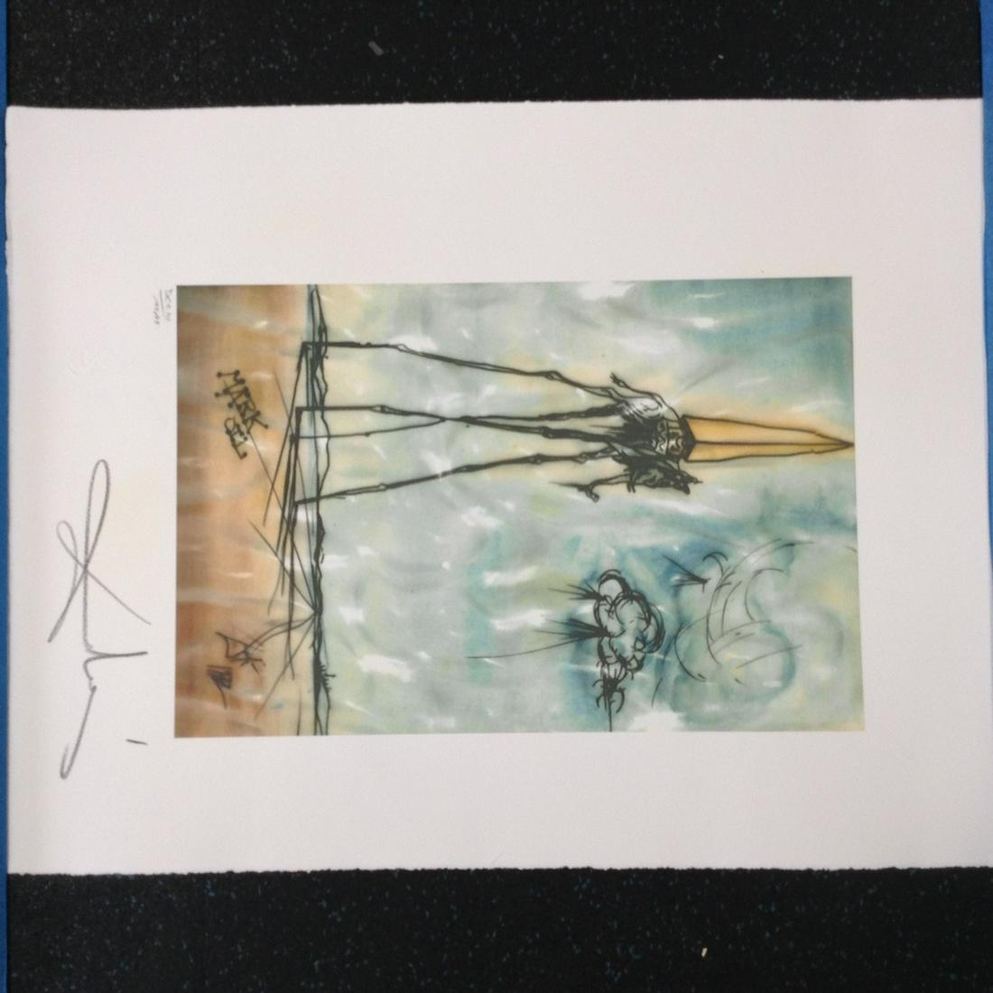 Salvador Dali Signed Litho on wove paper 26x19.75" (1 of 1)