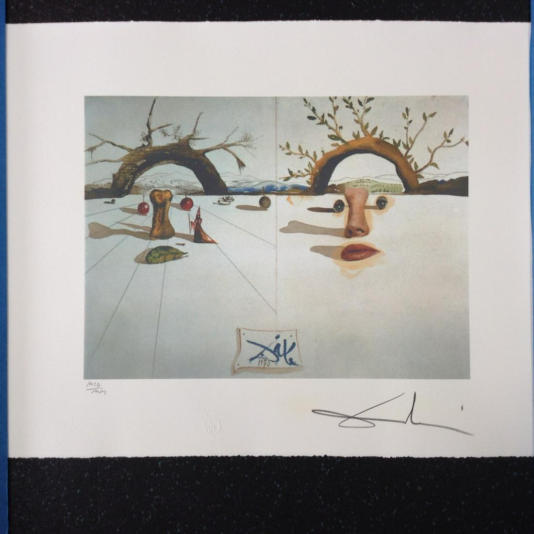 Salvador Dali Signed Litho on wove paper 26x19.75" (1 of 1)