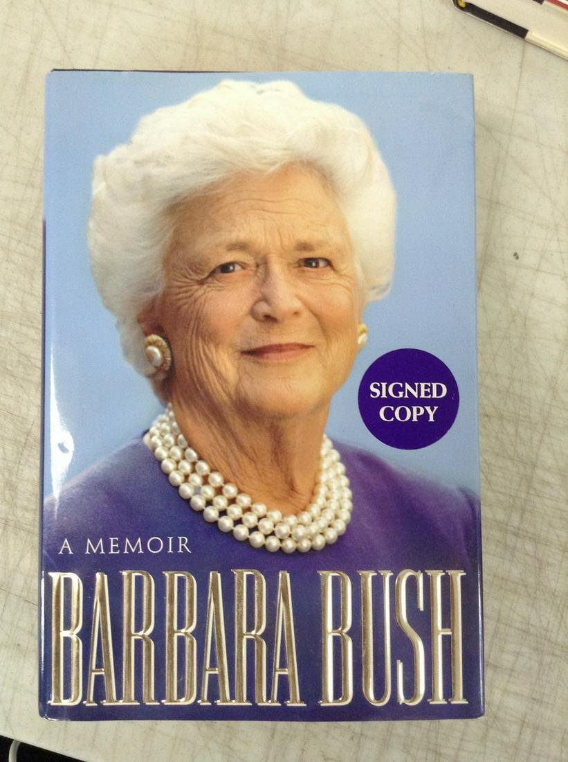A Memoir Barbara Bush Signed (1 of 2)