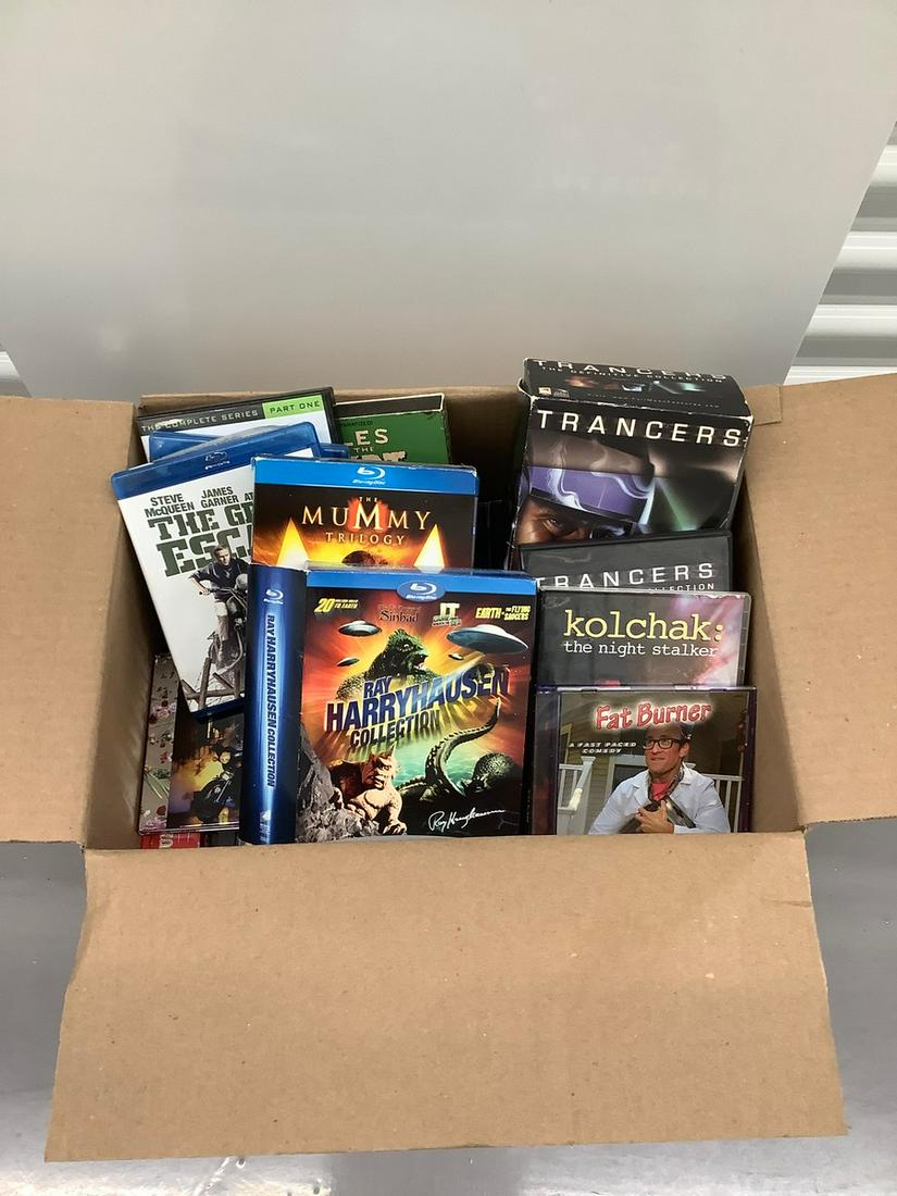 Lot of DVDs and Blu Ray Discs (1 of 1)