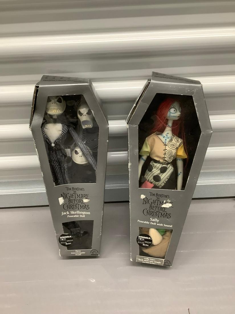 The Night Before Christmas Sally and Jack Dolls with sound: The Night Before Christmas Sally and Jack Dolls with sound