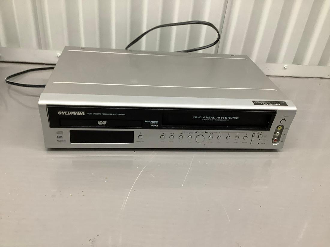 Sylvania Video Cassette Record and DVD/CD Player (1 of 1)