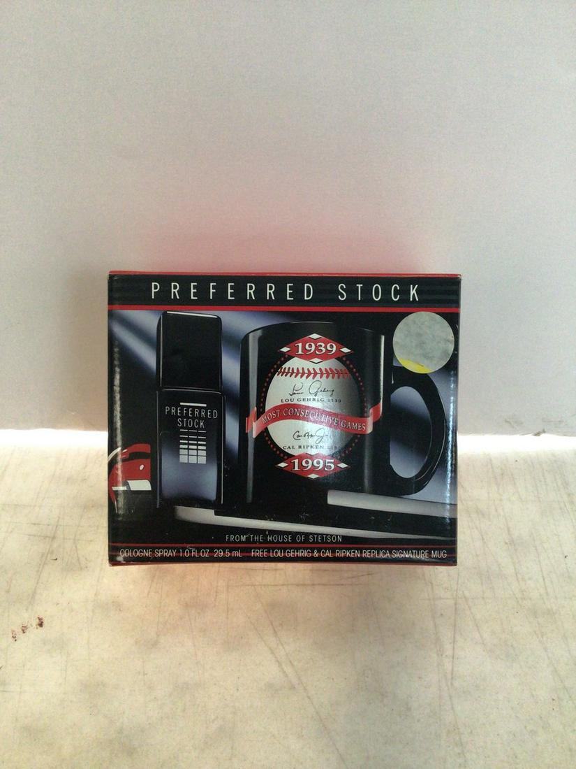 preferred stock from the house of stetson cologne and singular mug set: preferred stock from the house of stetson cologne and singular mug set