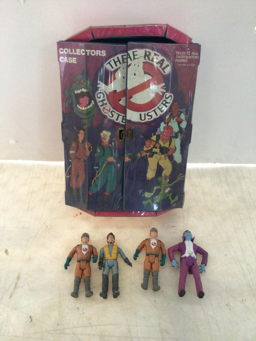 1988 the real ghostbusters collectors case and figures (1 of 1)