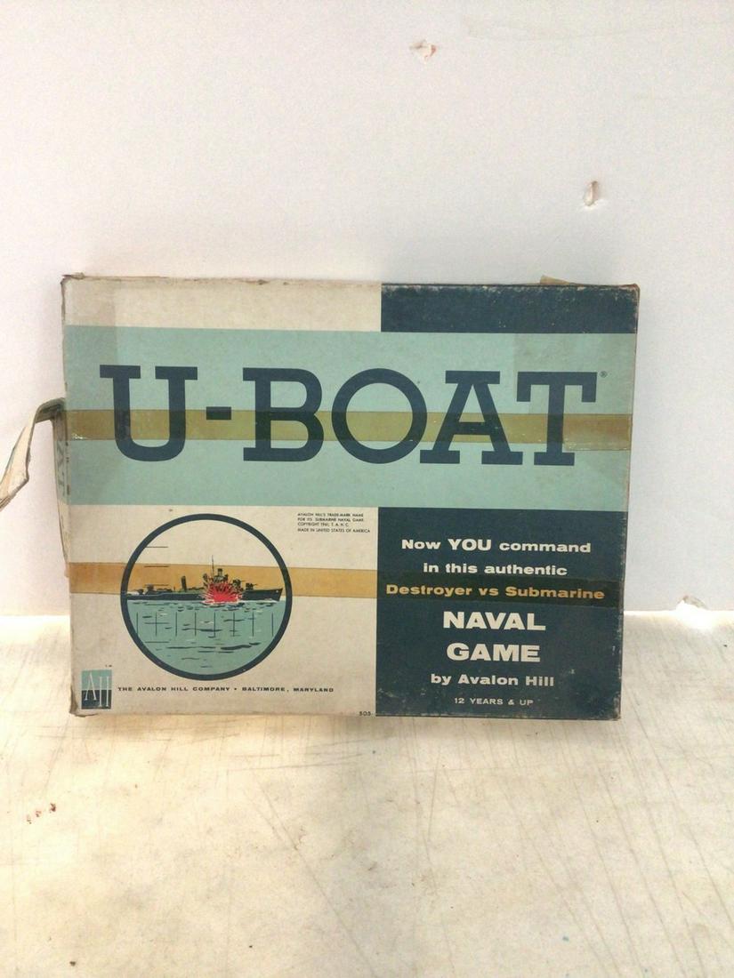 u-boat destroyer-submarine by avalon hill game (1 of 1)