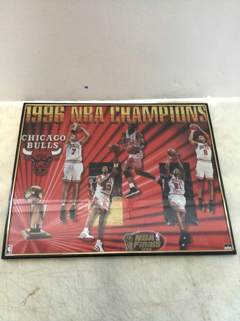 1996 NBA champions chicago bulls poster framed 20 x 16 (1 of 1)