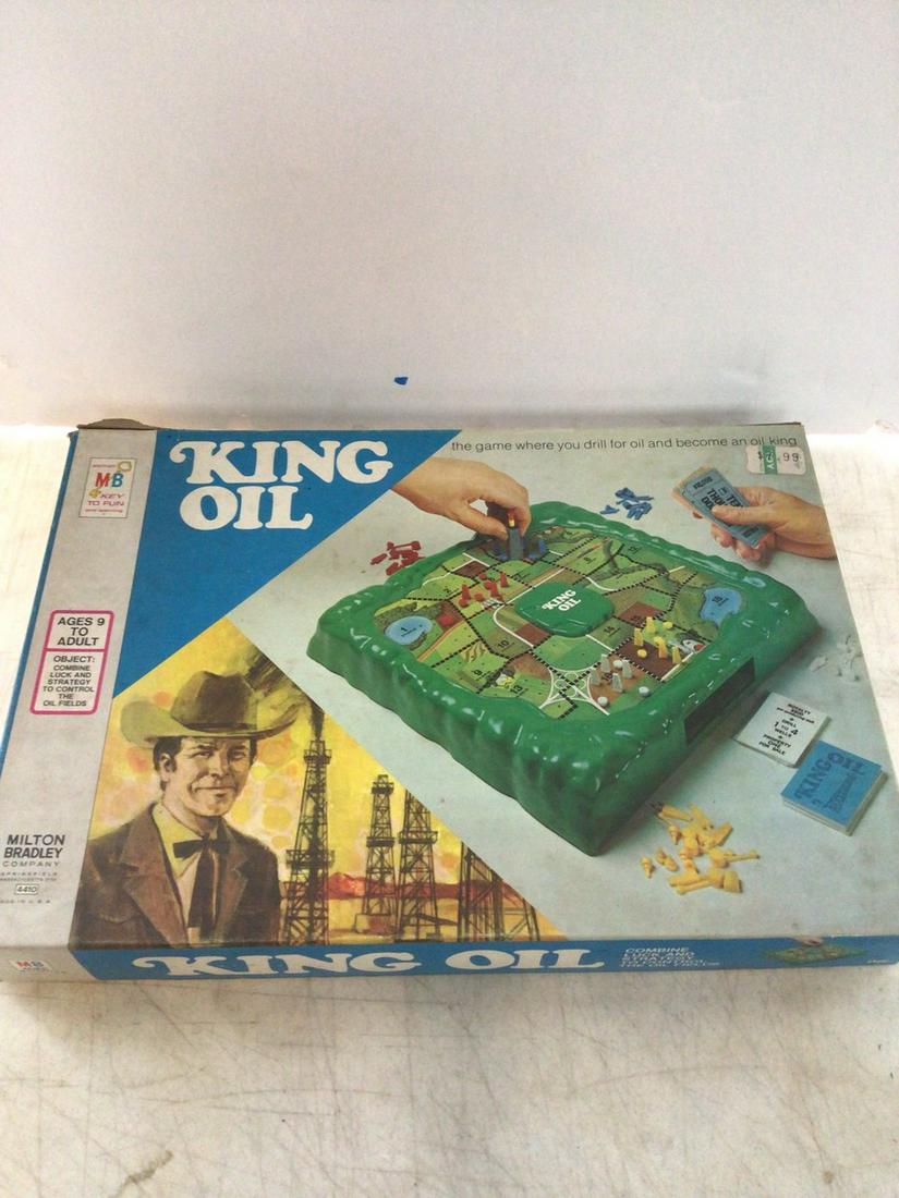 milton bradley king oil game: milton bradley king oil game