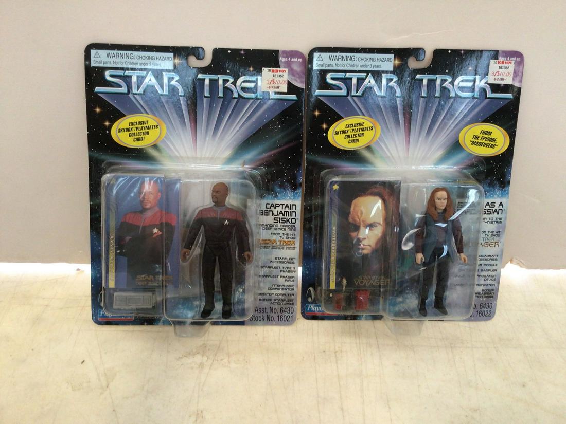 Star Trek Figurines Seska and Captain Benjamin Sisko (1 of 1)