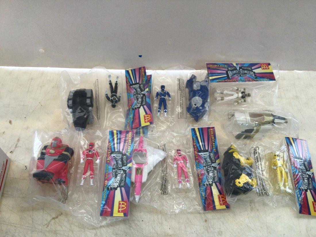 Mighty Morphin Power Rangers McDonalds 1995 Collectible Toys: Mighty Morphin Power Rangers McDonalds 1995 Collectible Toys