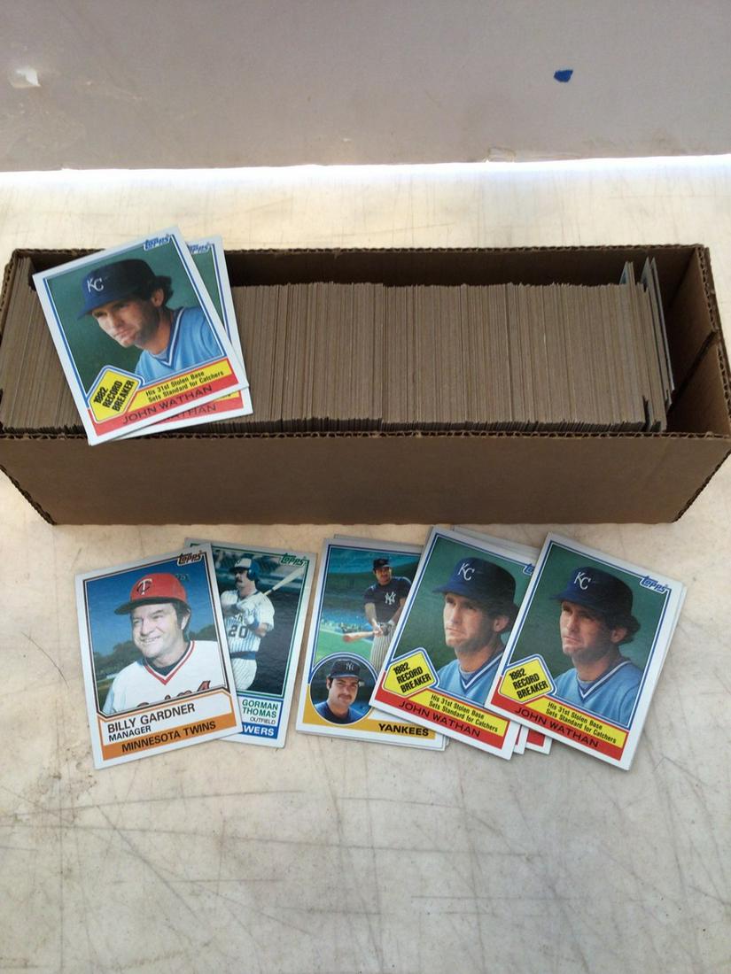 Topps 1983 Baseball Cards: Topps 1983 Baseball Cards