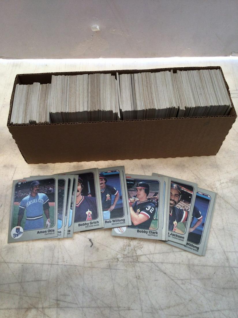 Fleer 1983 Baseball Cards (1 of 1)