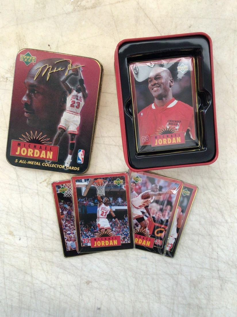 1996 Upper Deck Michael Jordan metal collector cards: 1996 Upper Deck Michael Jordan metal collector cards