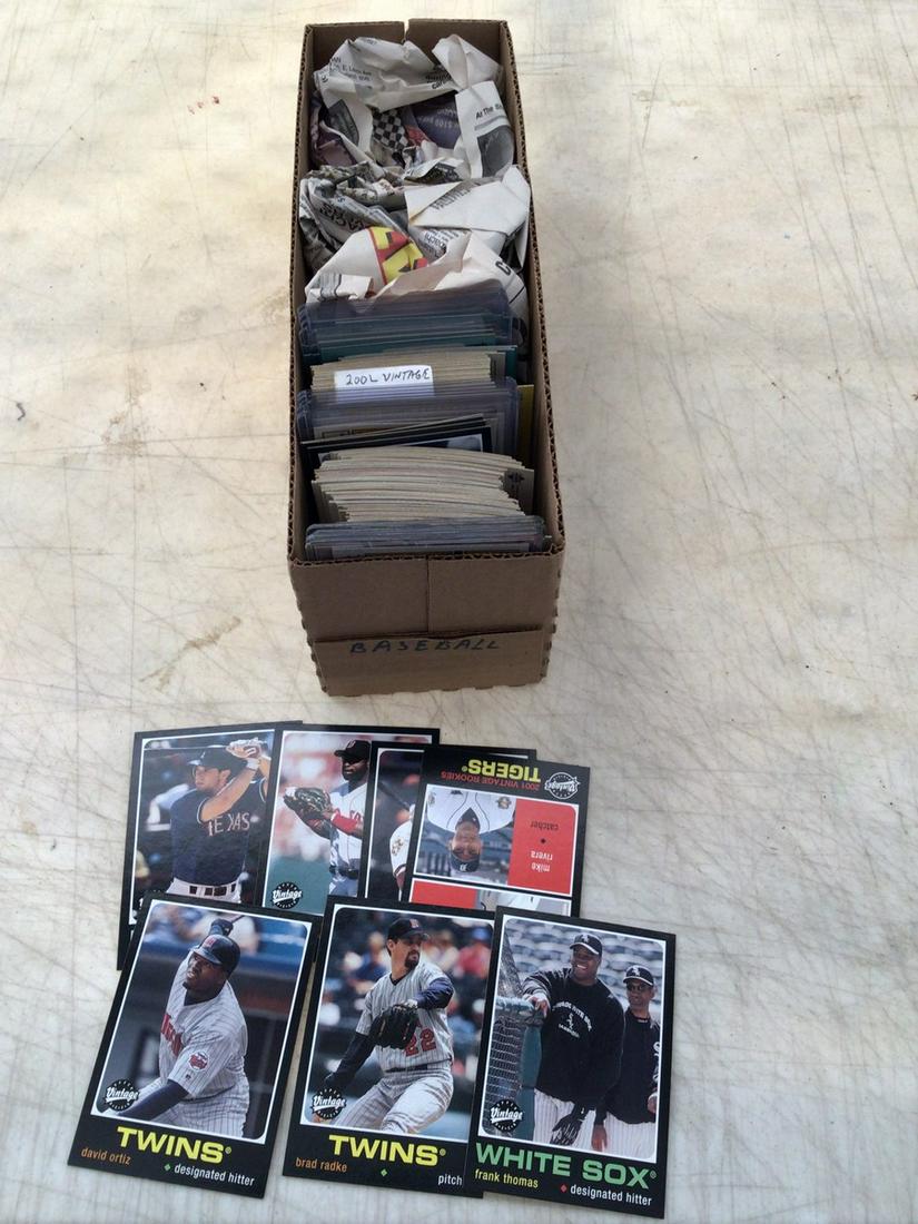 2001 Upper Deck Vintage baseball cards (1 of 1)