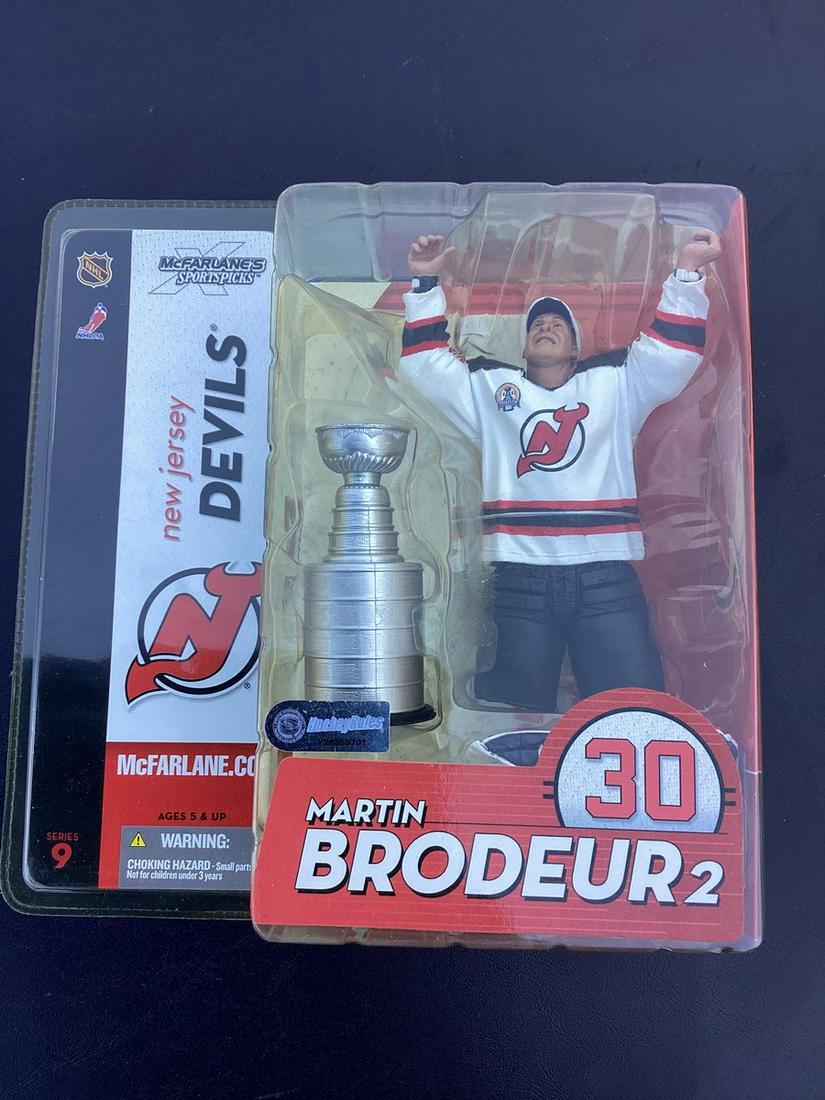 New Jersey Devils Martin Brodeur on the card (1 of 1)