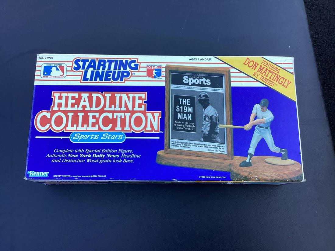 1991 NY Yankees Don Mattingly Starting Lineup Headline Collection Sports Stars (1 of 1)