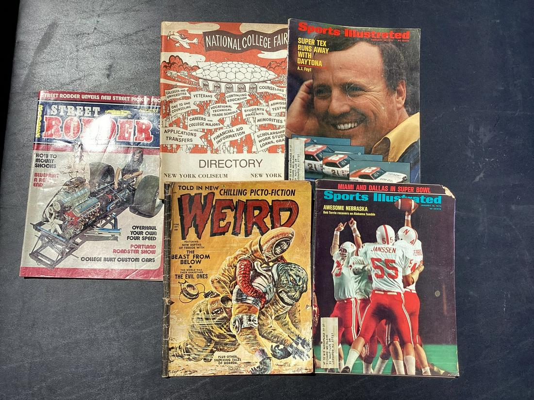 1971 Weird Magazine and Vintage Sports Magazines (1 of 1)