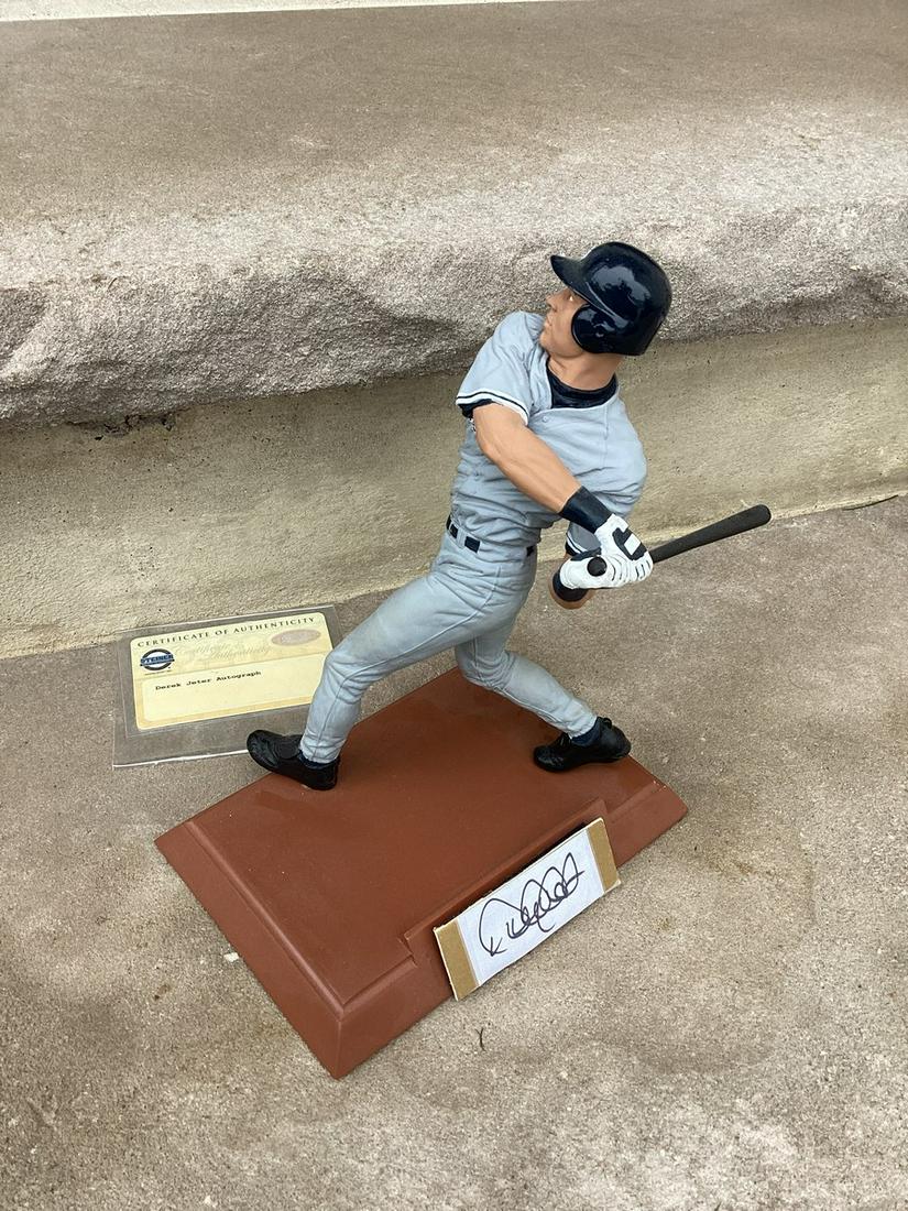 1997 Derek Jeter Autographed Numbered Limited Edition Salvino Statue Steiner COA (1 of 1)