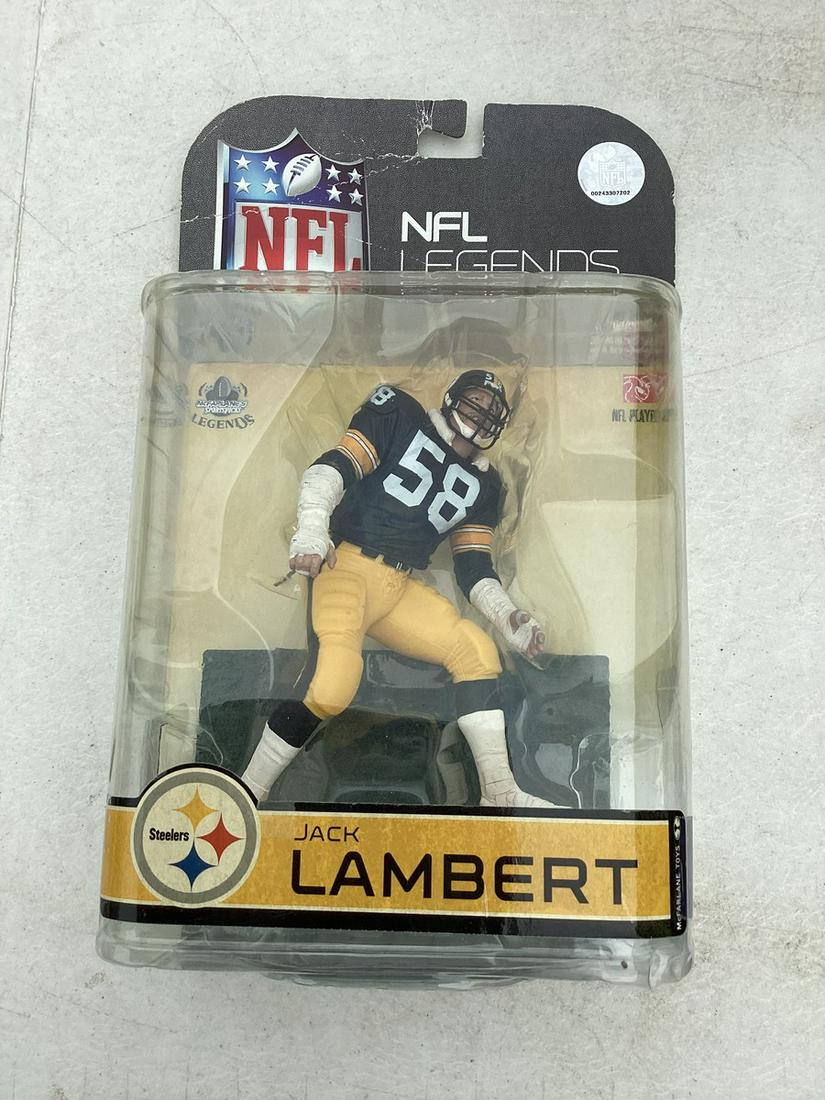 NFL Legends Jack Lambert Steelers Figure on the card (1 of 1)