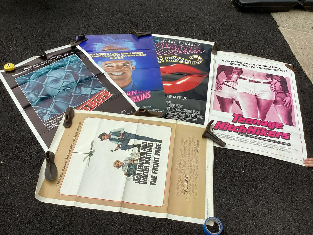 Large lot of Vintage Movie Posters (1 of 1)