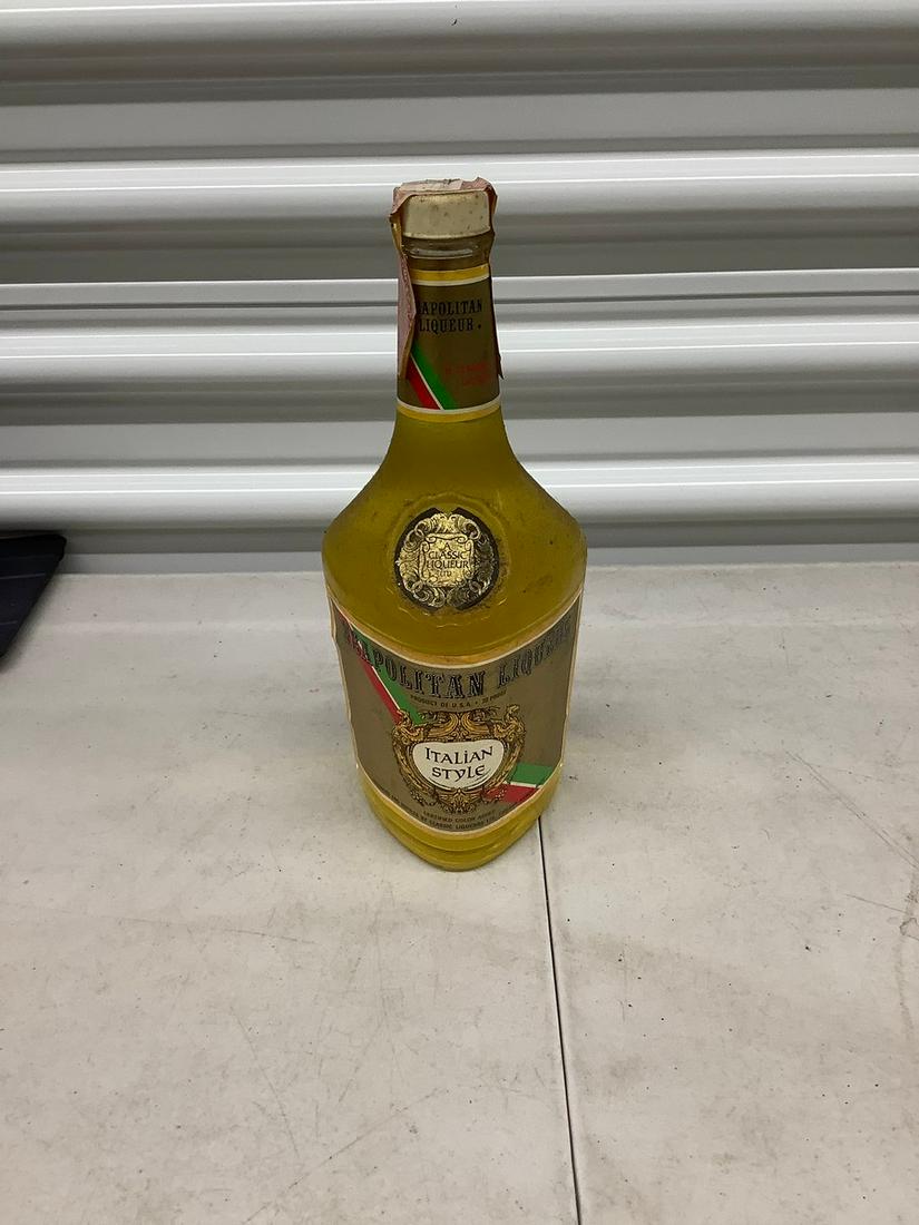 Neapolitan Liqueur 750ml sealed: Any contents in bottle is Free; You are bidding on the bottle & unbroken tax stamp