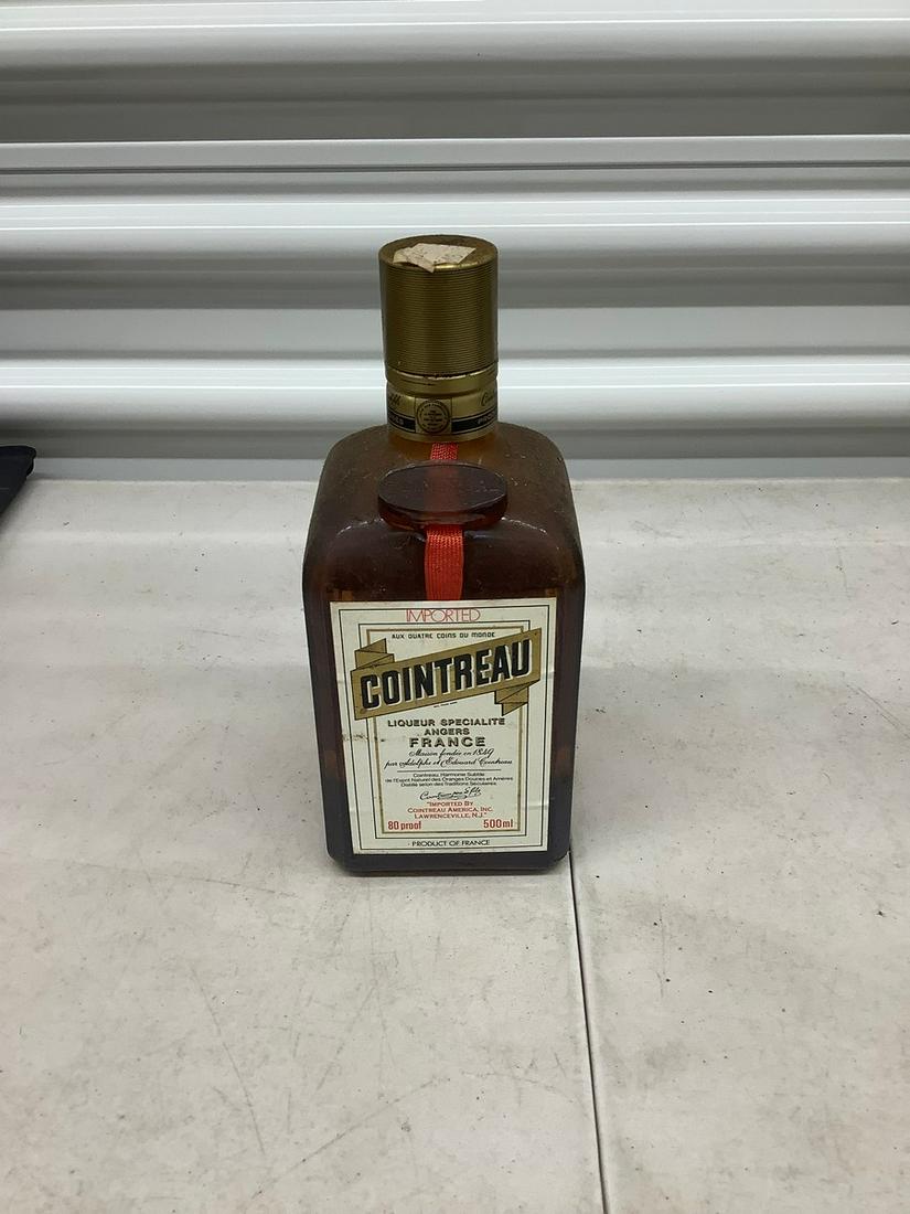 500 ml bottle of cointreau: Any contents in bottle is Free; You are bidding on the bottle & unbroken tax stamp
