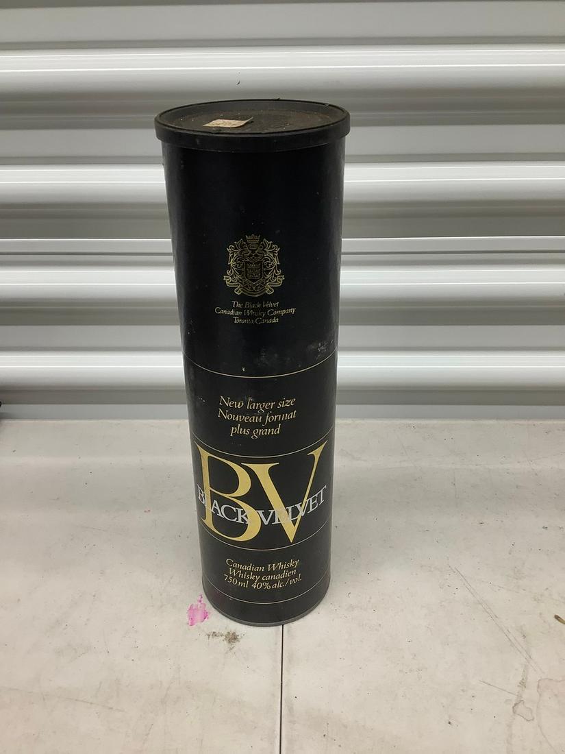 750ml black velvet canadian whiskey sealed: Any contents in bottle is Free; You are bidding on the bottle & unbroken tax stamp