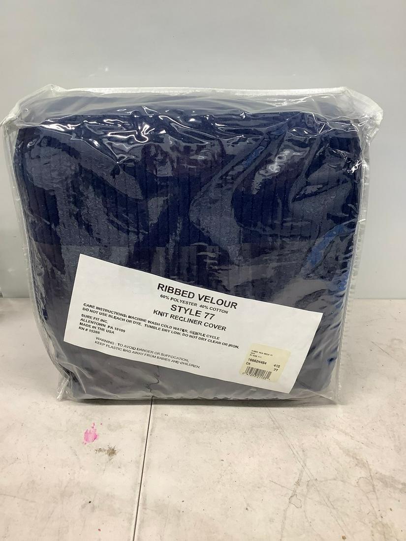 Ribbed velour knit recliner cover style 77 brand new: Ribbed velour knit recliner cover style 77 brand new