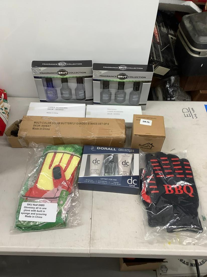 Lot of Colognes, BBQ gloves, and more: Lot of Colognes, BBQ gloves, and more