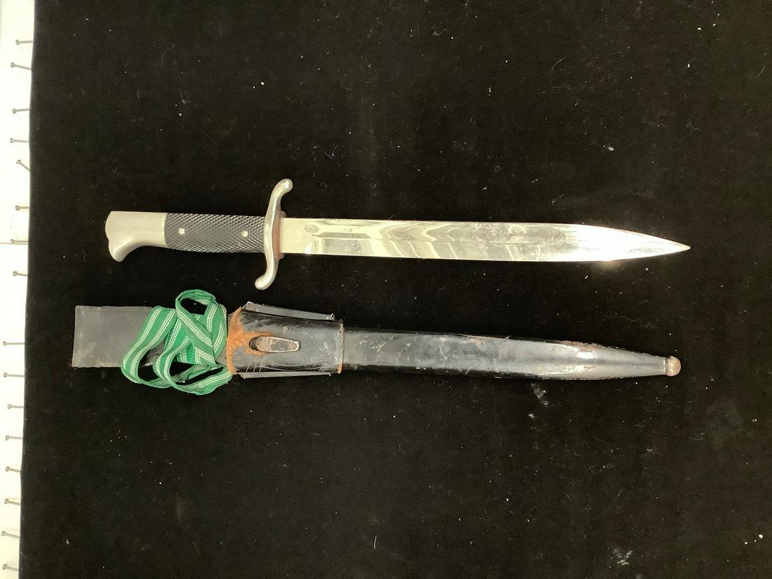 Vintage Bayonet EF Horsten Solingen 15" total with Sheath: Vintage Bayonet EF Horsten Solingen 15" total with Sheath