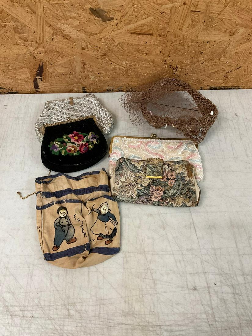 Lot of Vintage Wallets, Purses, Hat and More (1 of 1)