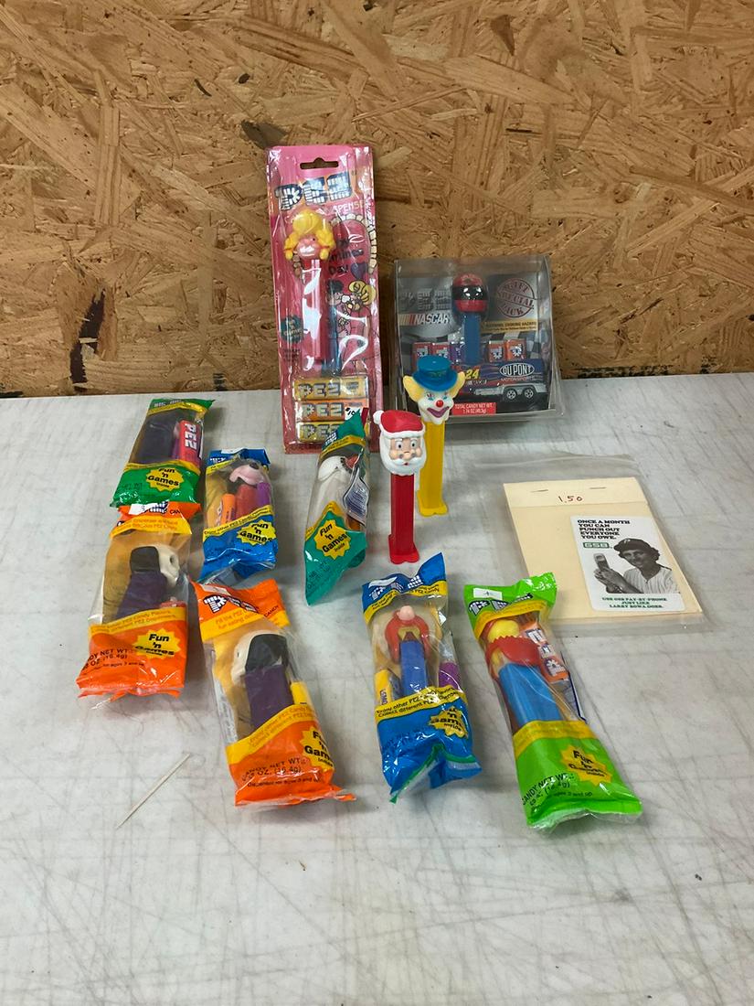 Lot of Pez Dispensers and More: Lot of Pez Dispensers and More