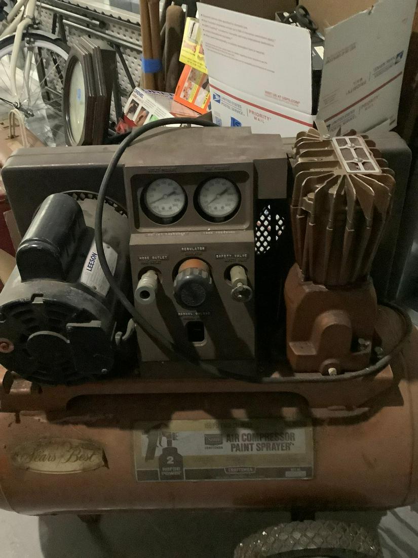 Sears 2 horsepower 150 PSI Air compressor (1 of 1)