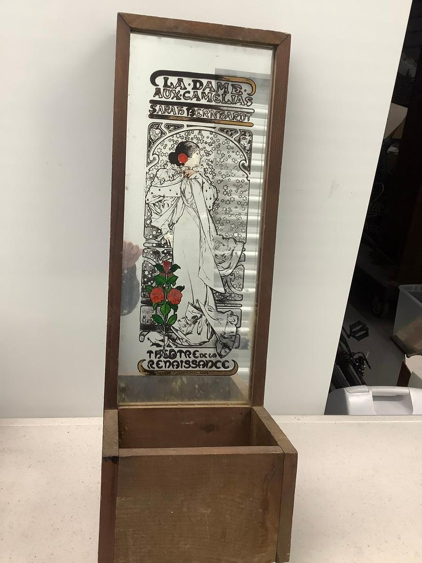 La Dame Aux Camelias wooden novelty box (26"x9") (1 of 1)