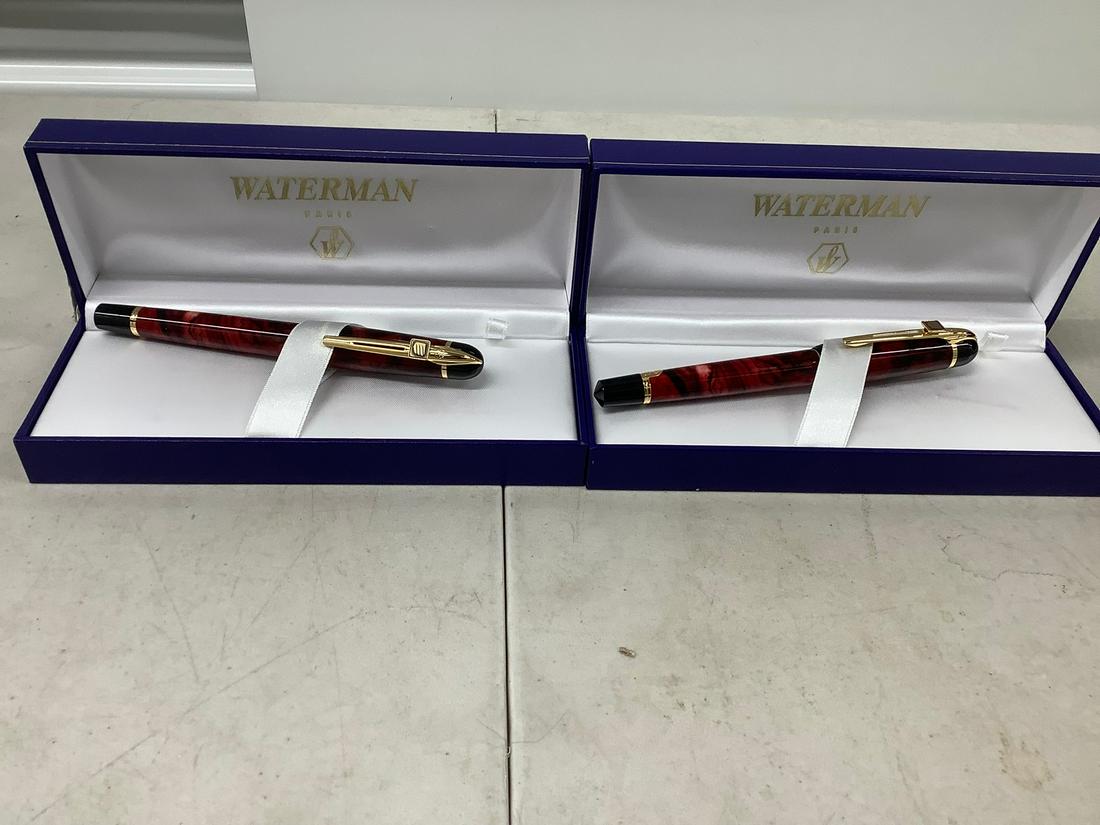 pair of Waterman pens: pair of Waterman pens